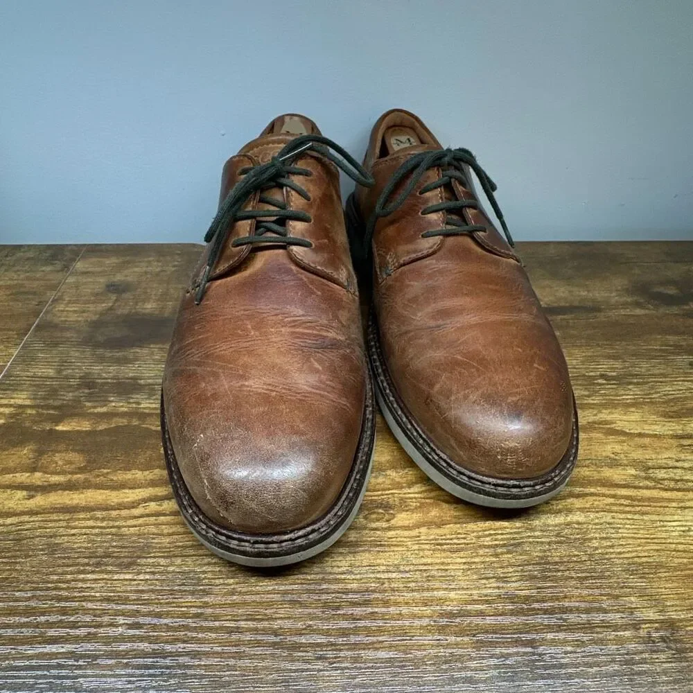 ECCO Atlanta brown‎ Leather Oxford Dress Shoes Oxford Brown 42 US 9 mens